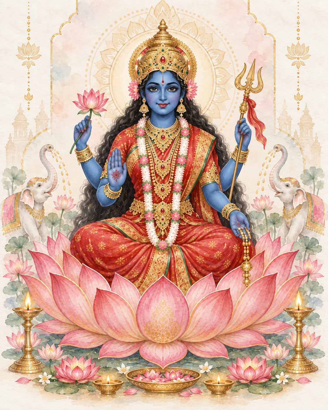 Kali – Aquarellillustration