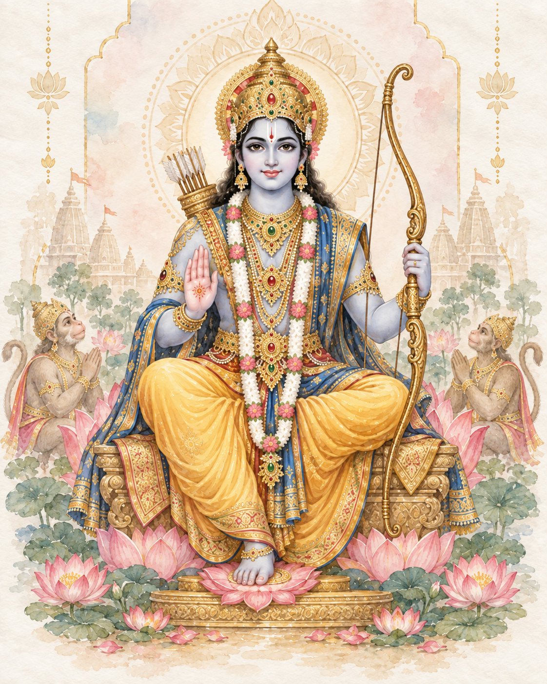 Rama – Aquarellillustration